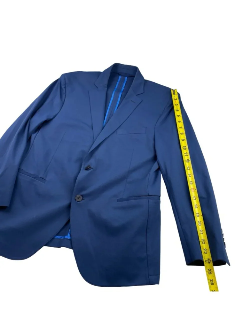 Twillory Men’s Performance Stretch Travel 2-Button Blazer Blue • 42S US
